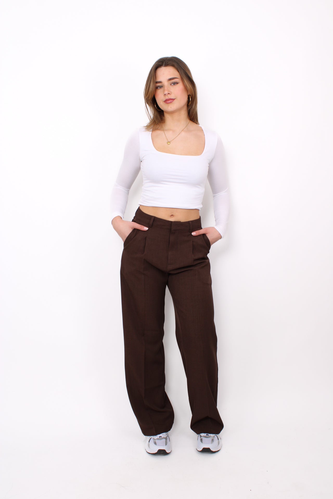LEXI TROUSER - BROWN