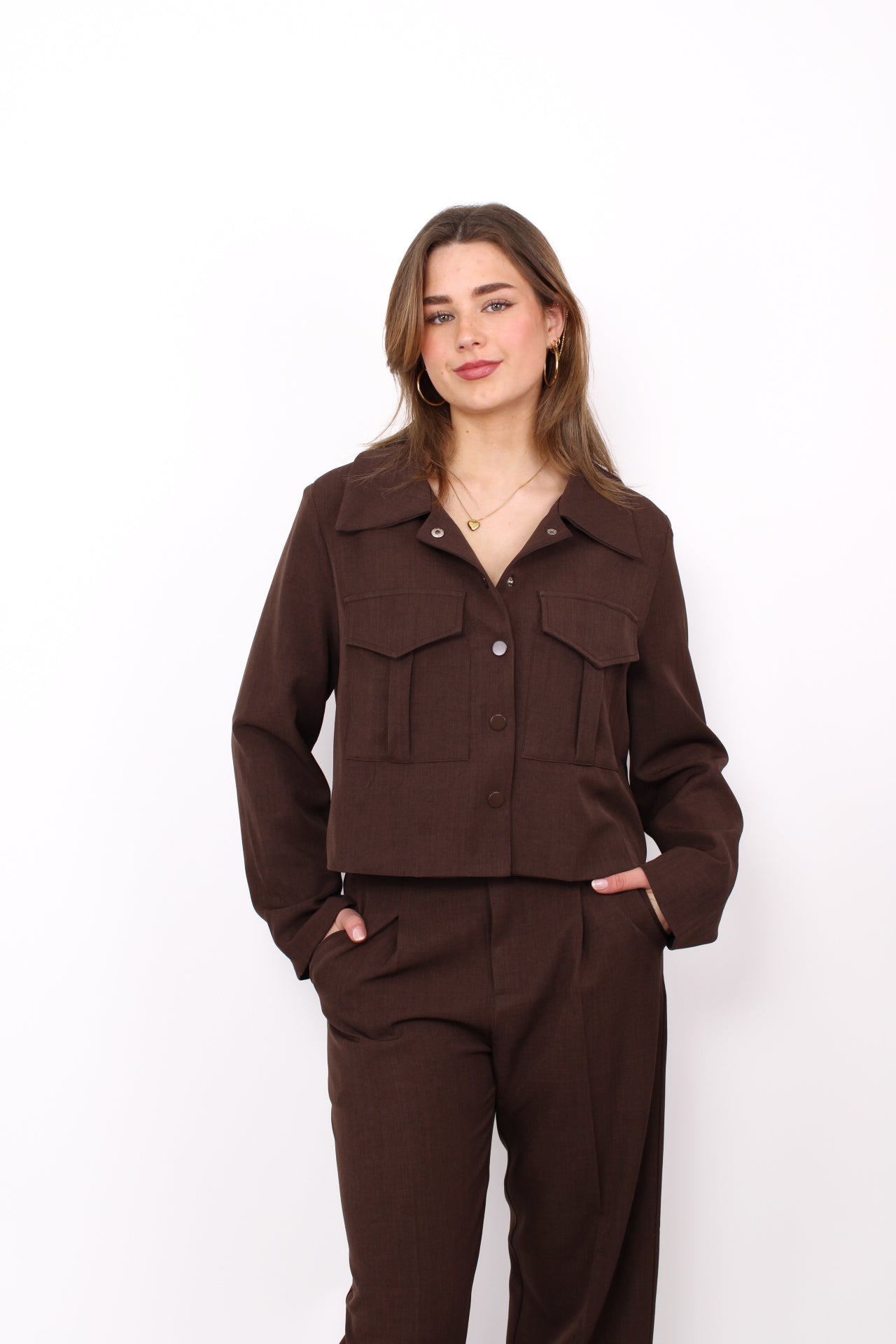 LEXI JACKET - BROWN