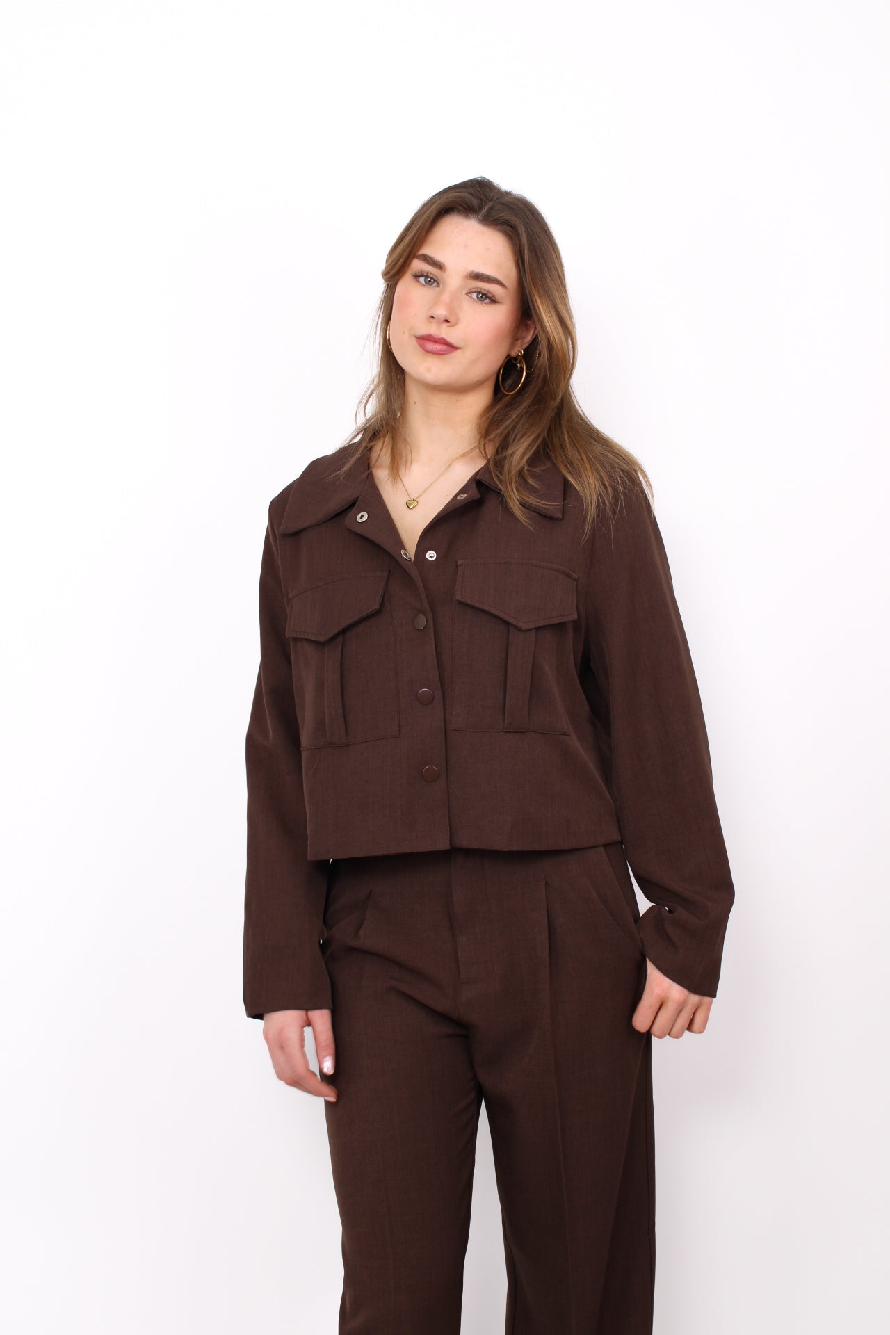 LEXI JACKET - BROWN