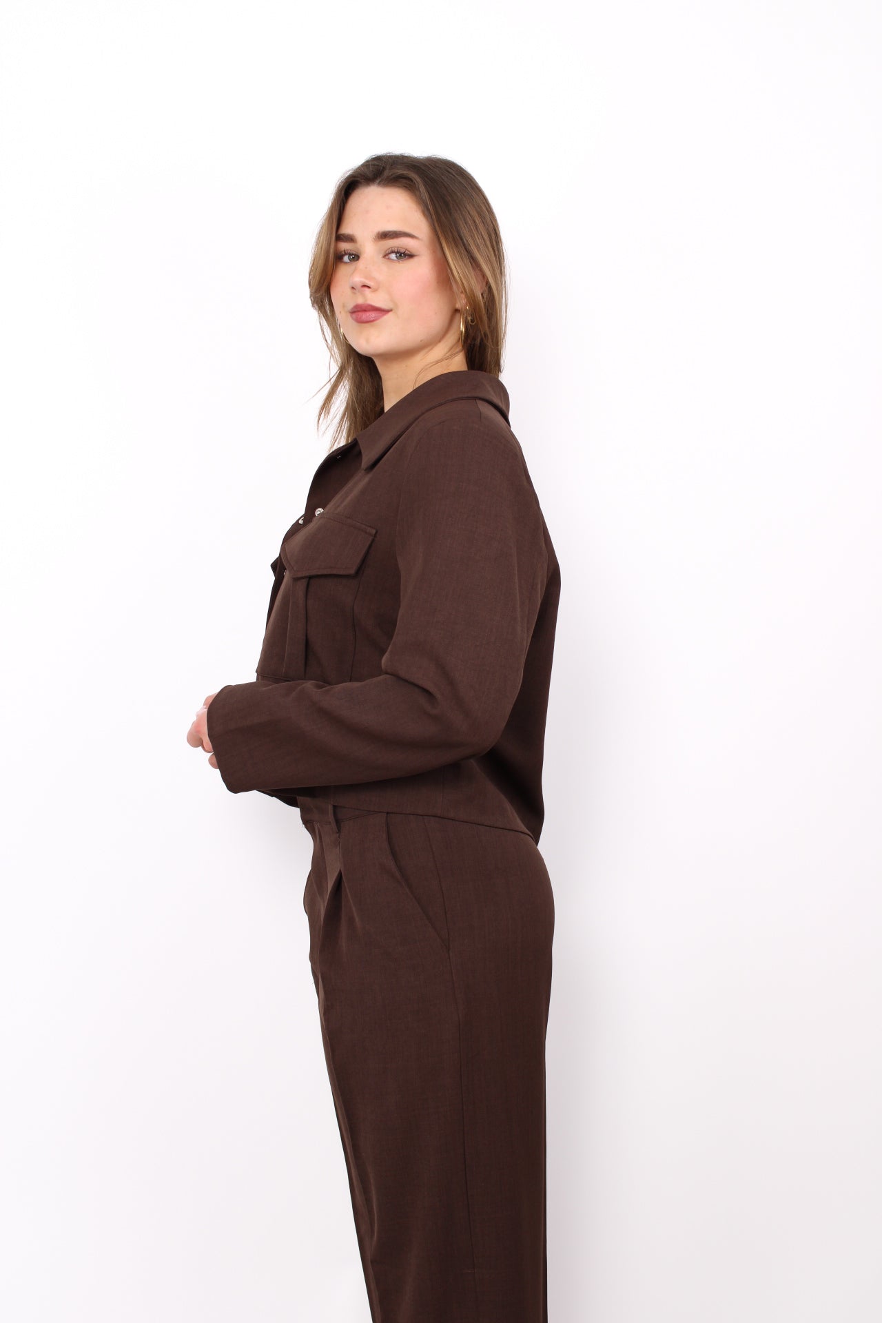 LEXI JACKET - BROWN