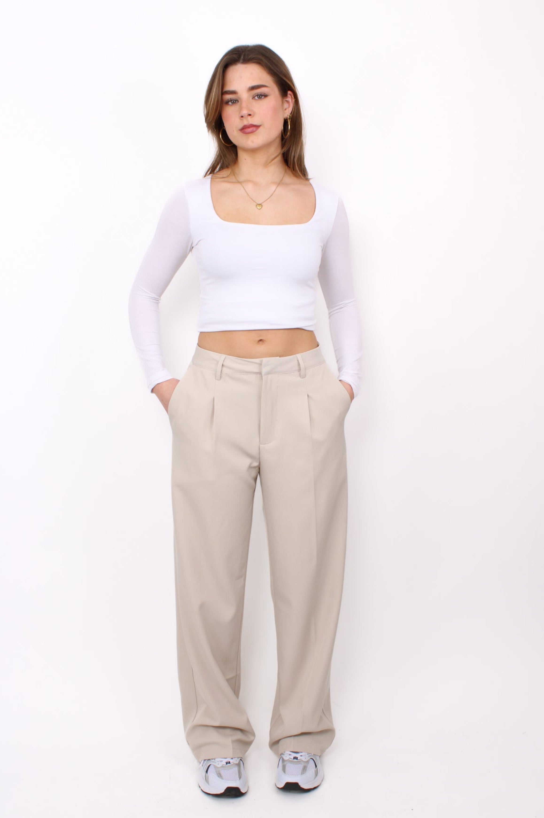 LOIS TROUSER - BEIGE