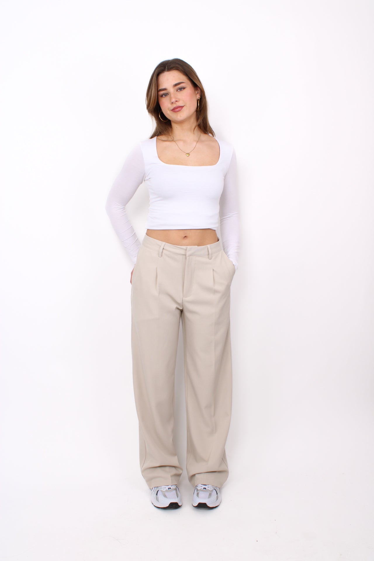 LOIS TROUSER - BEIGE
