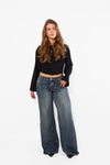 ''EXTRA TALL'' PALAZZO JEANS 2170