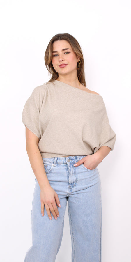 NINA TOP - BEIGE