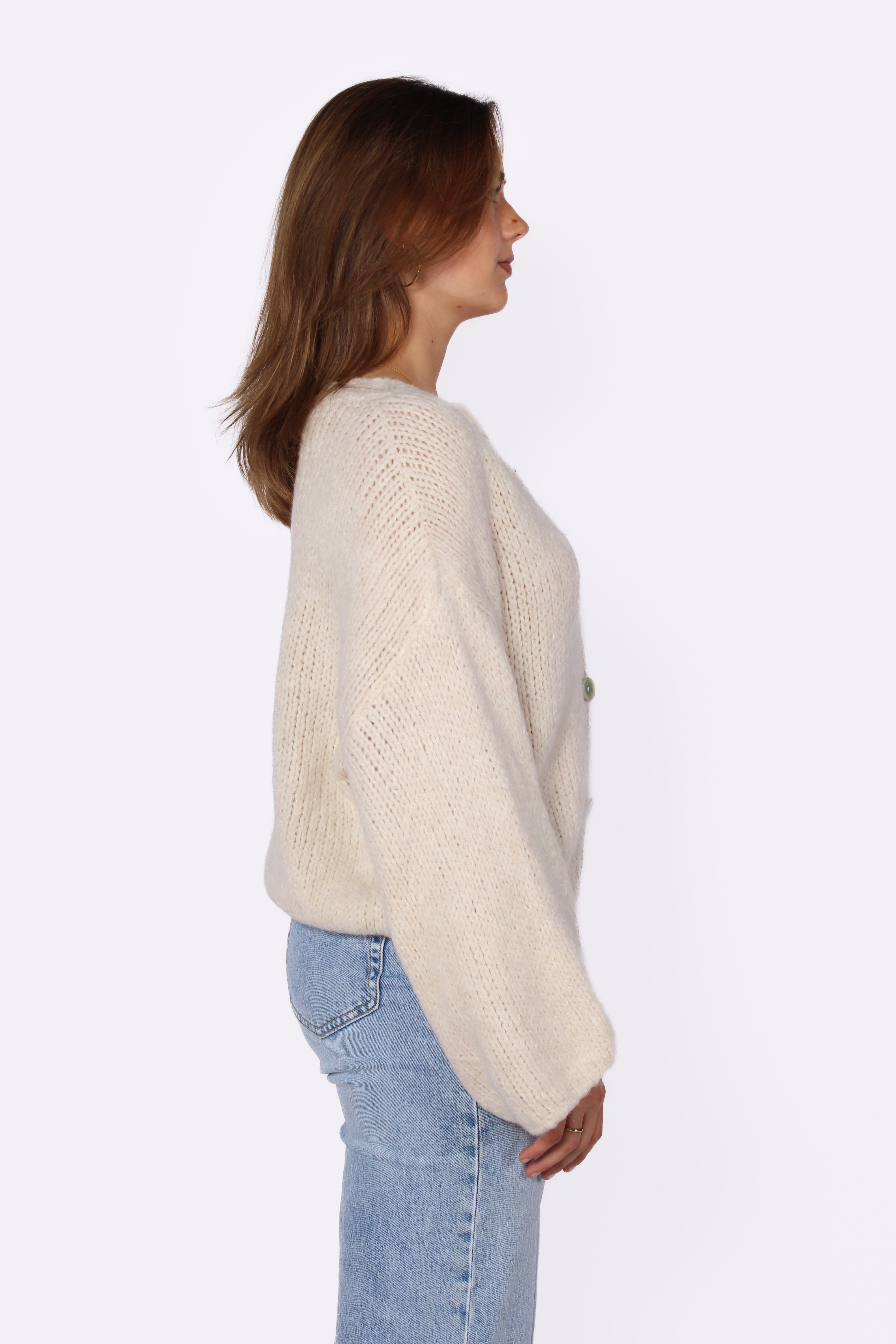EMILY CARDIGAN - ECRU