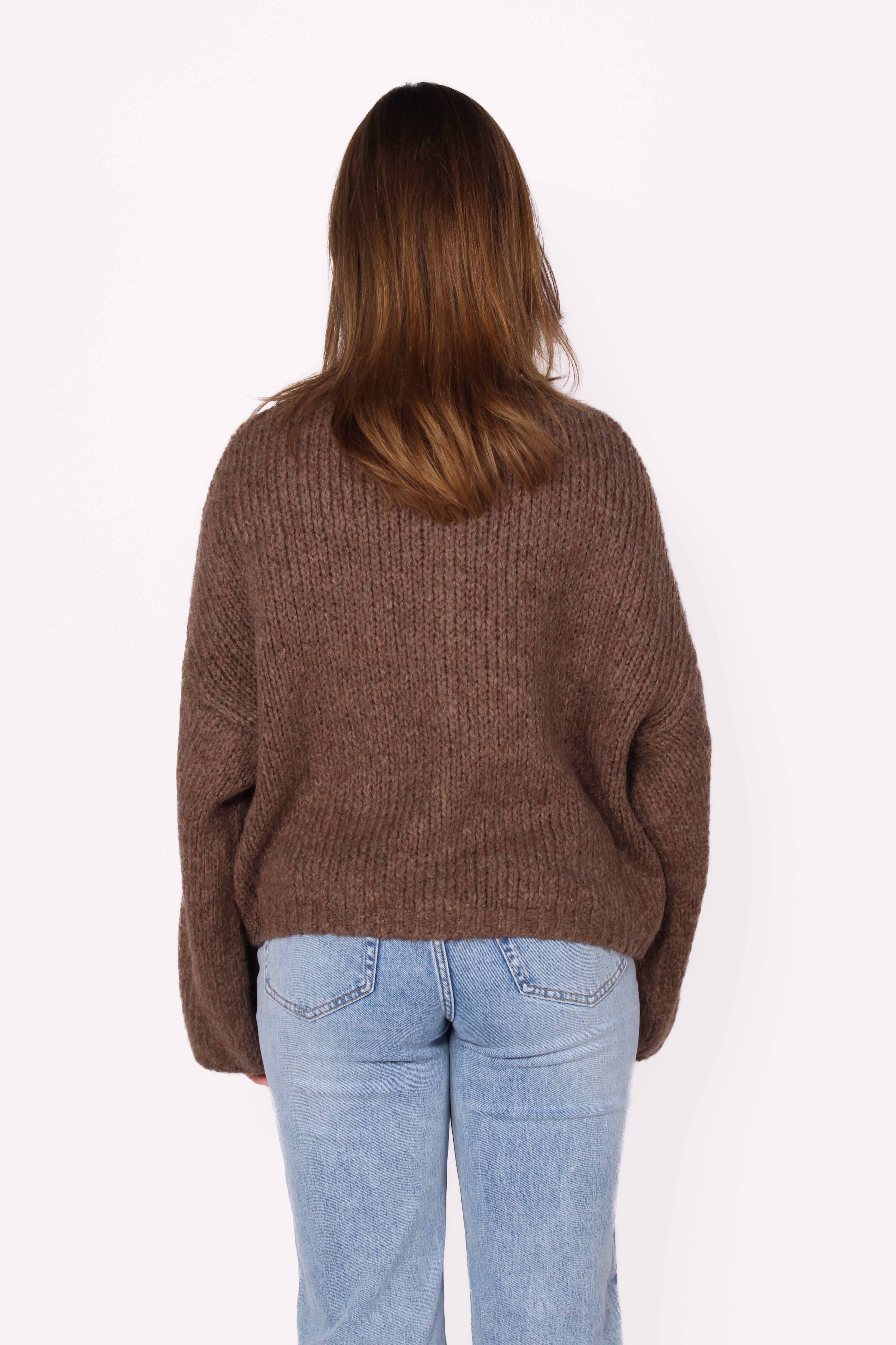 EMILY CARDIGAN - TAUPE