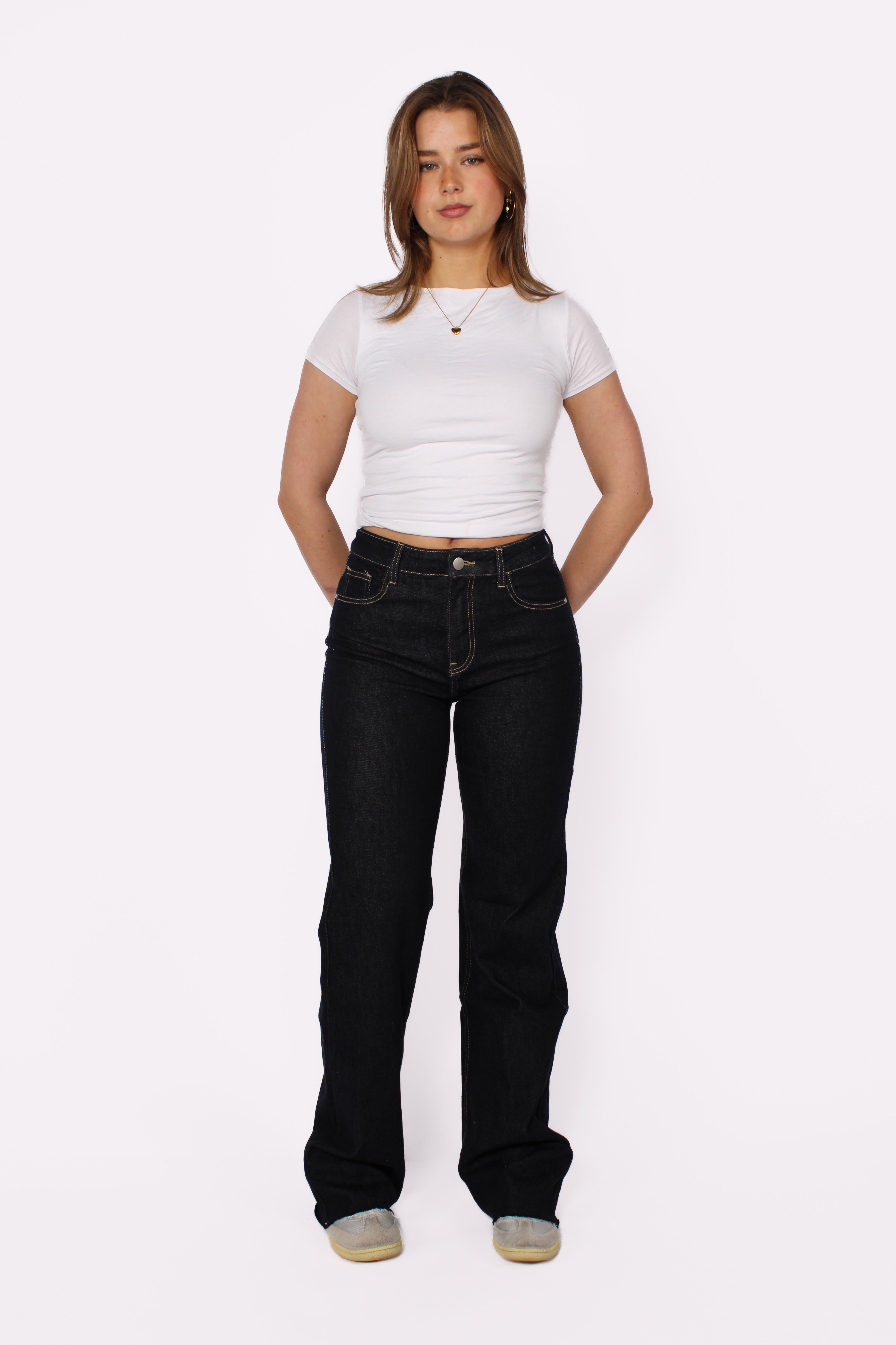 ''TALL'' WIDE LEG JEANS 3272 - DARK DENIM