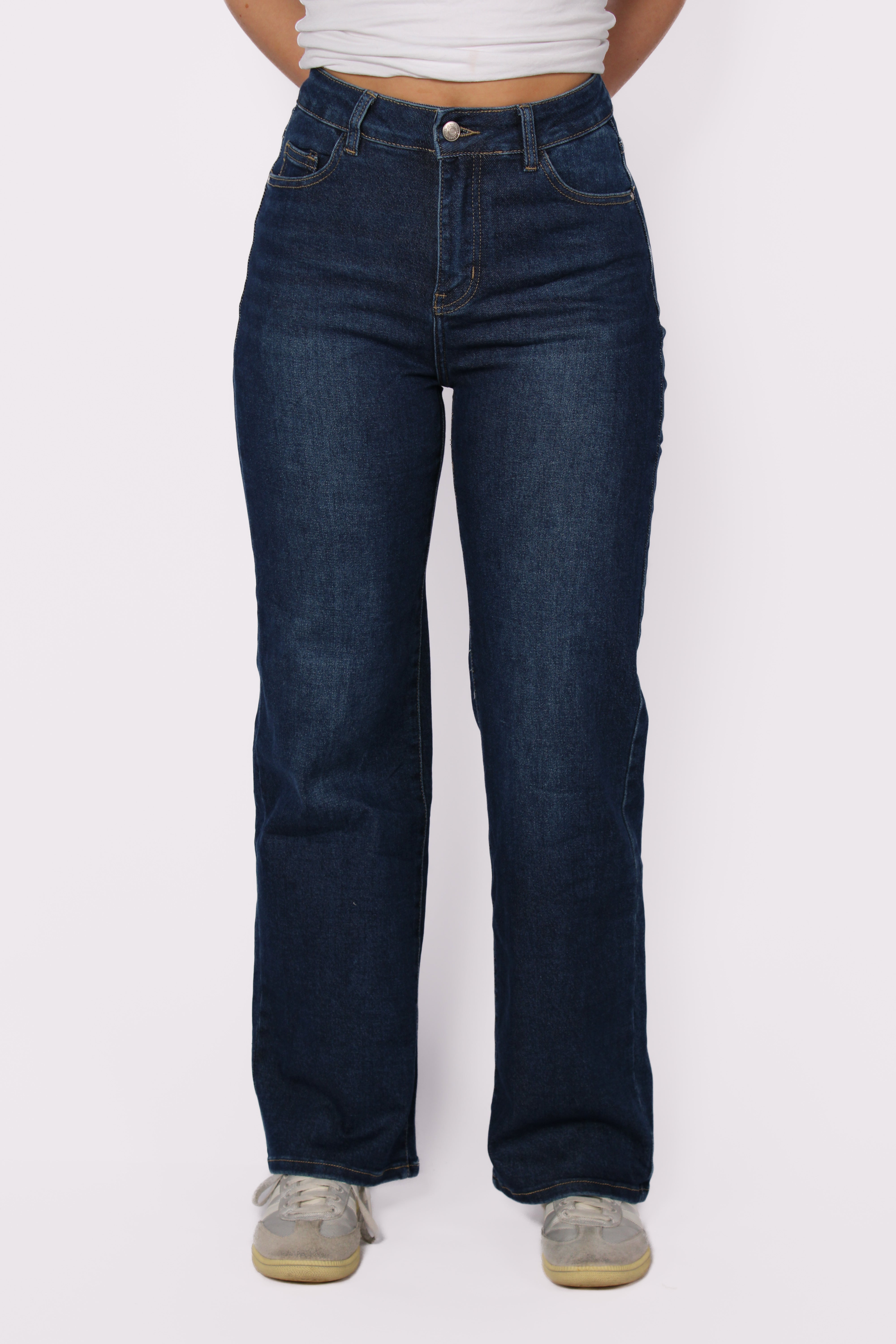 WIDE LEG JEANS 876-22 - DARK DENIM