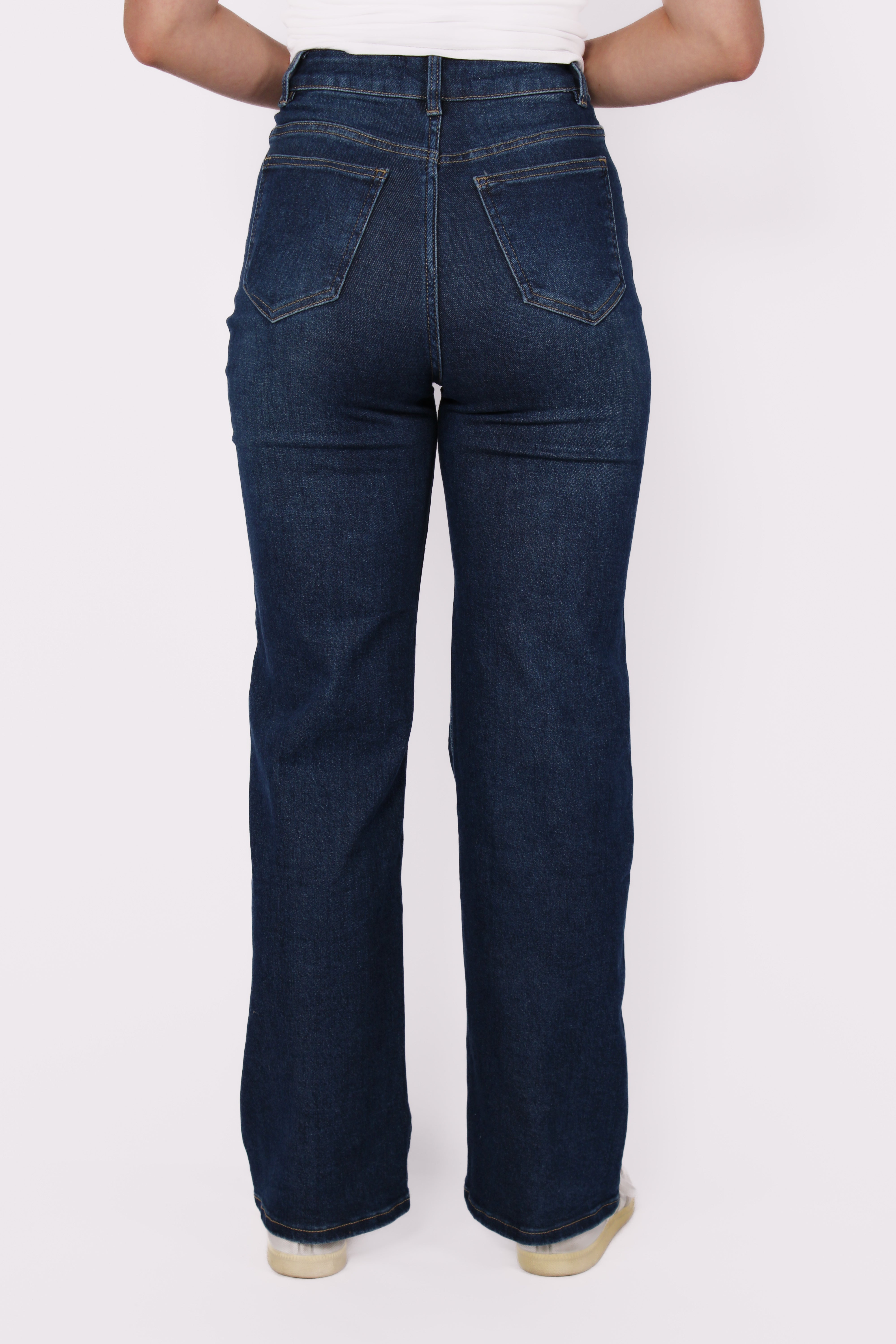 WIDE LEG JEANS 876-22 - DARK DENIM