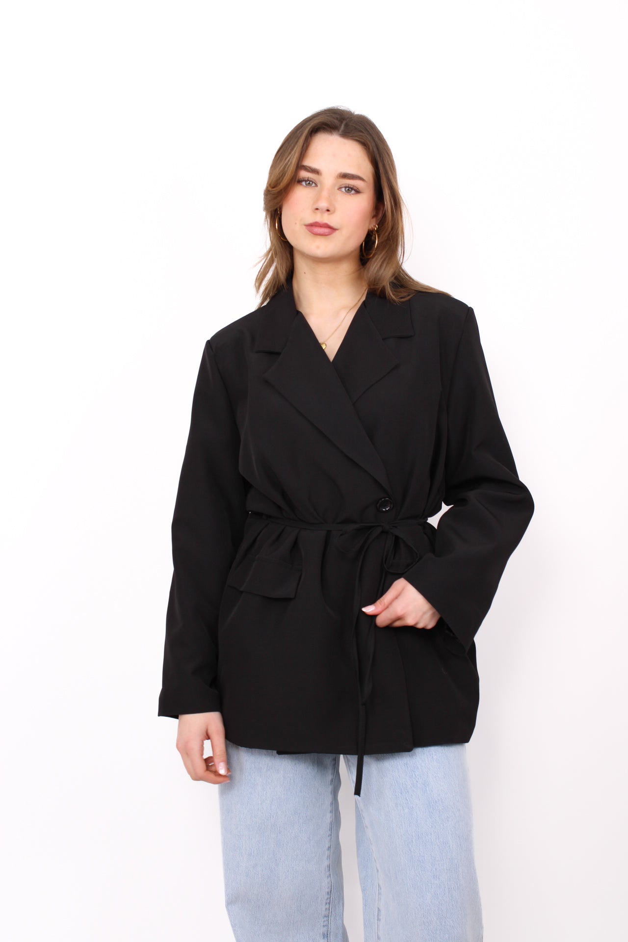 XOE BLAZER - BLACK
