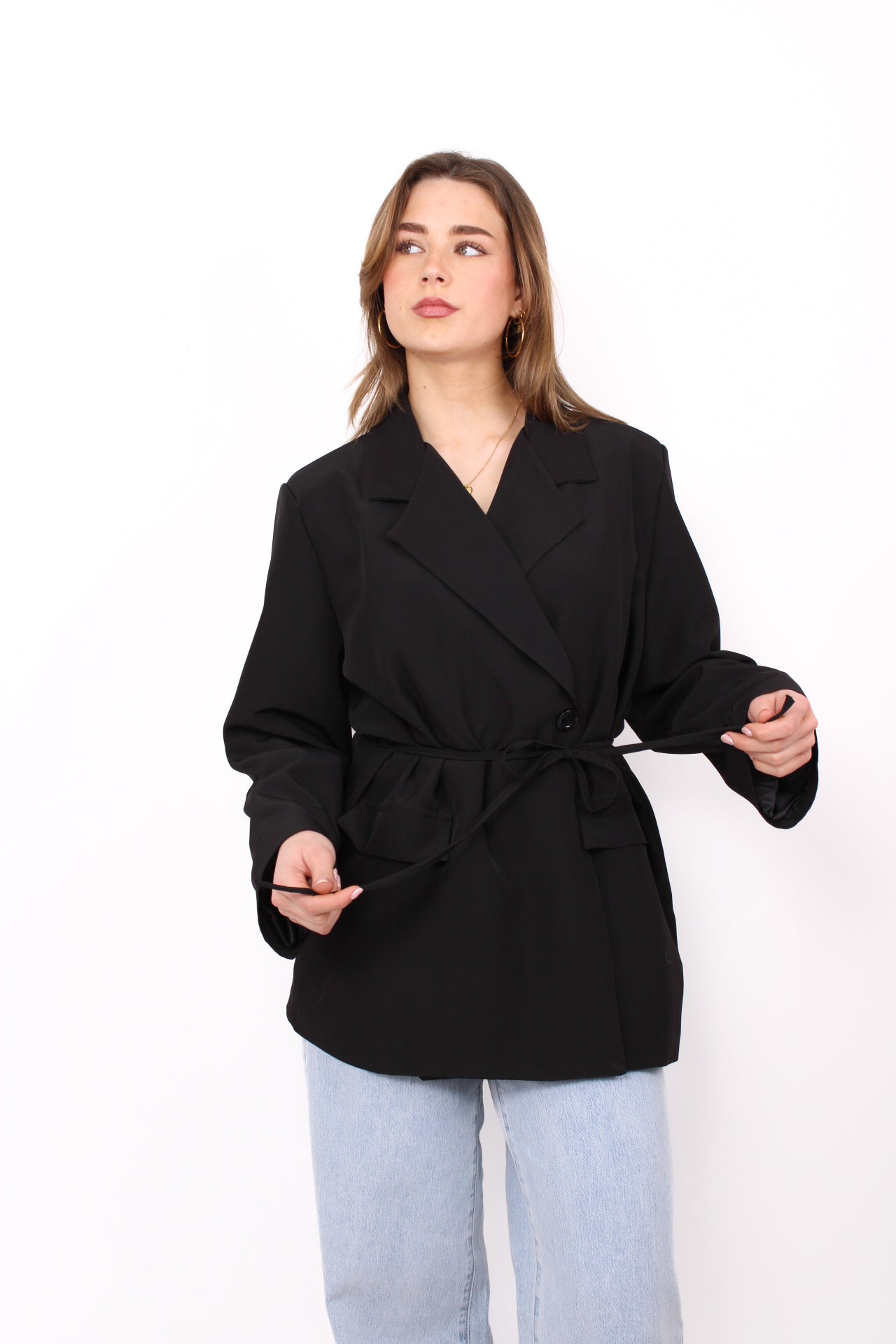 XOE BLAZER - BLACK