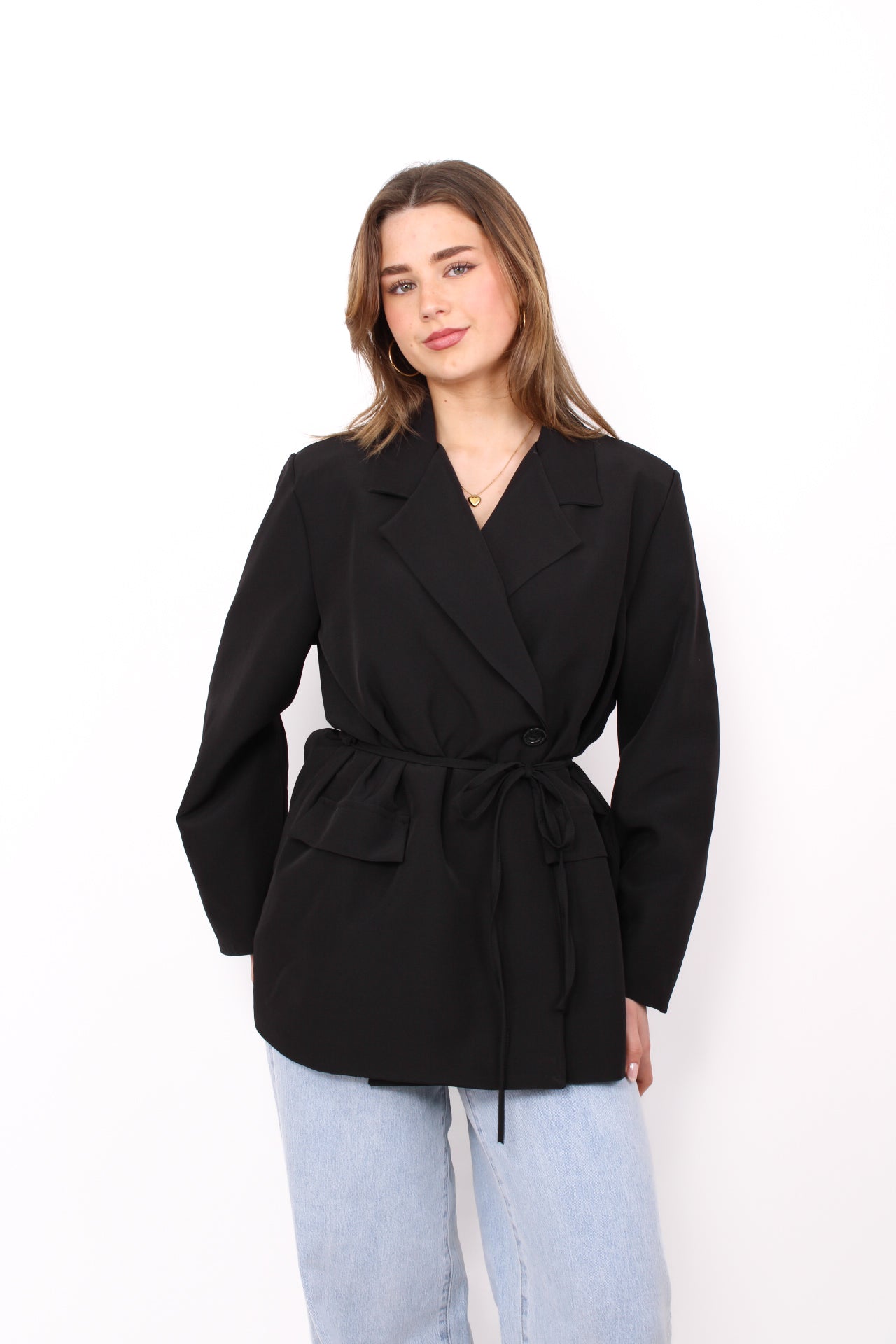 XOE BLAZER - BLACK