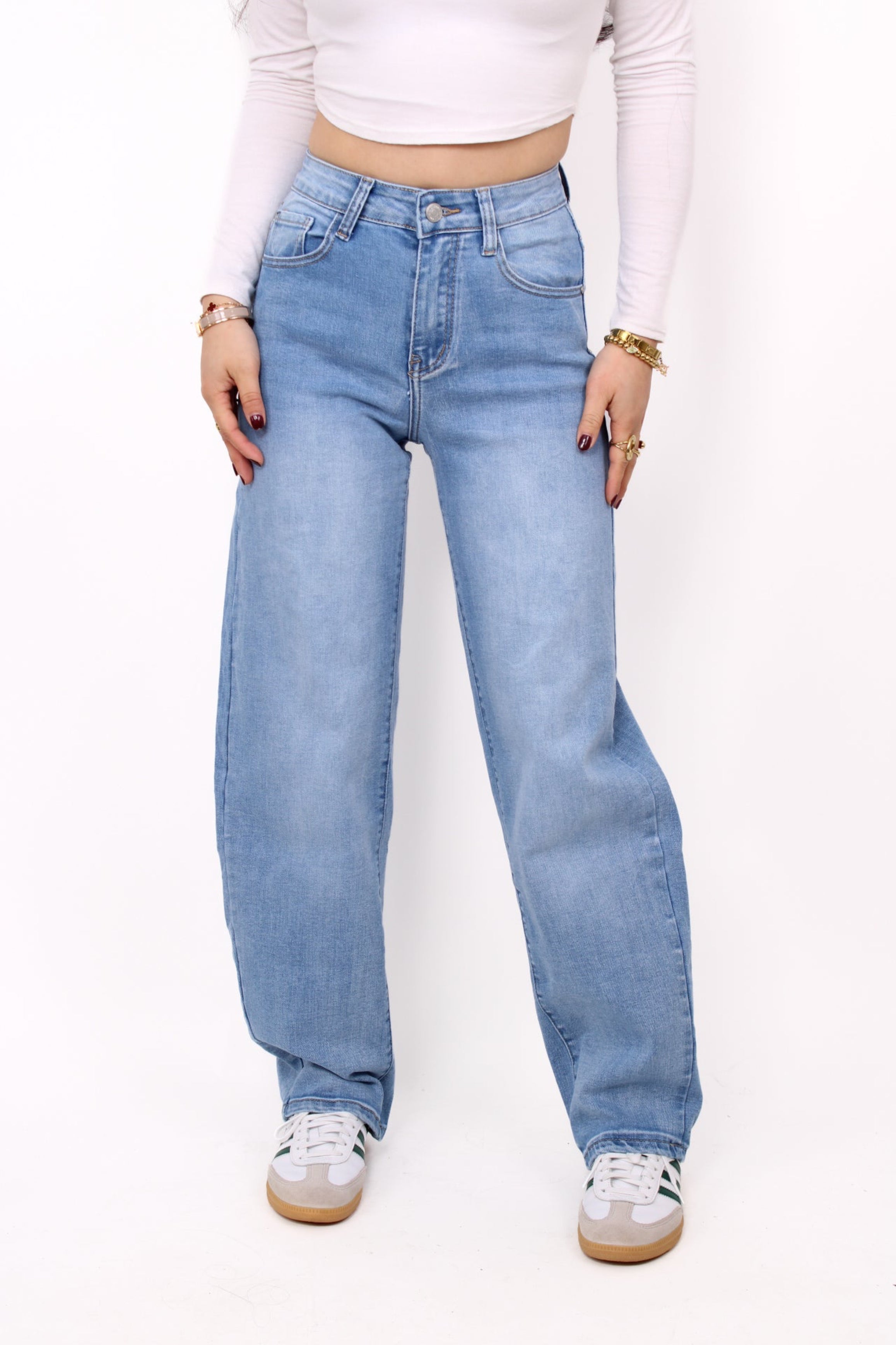 ''PETITE'' BALLOON JEANS 0611 - DENIM