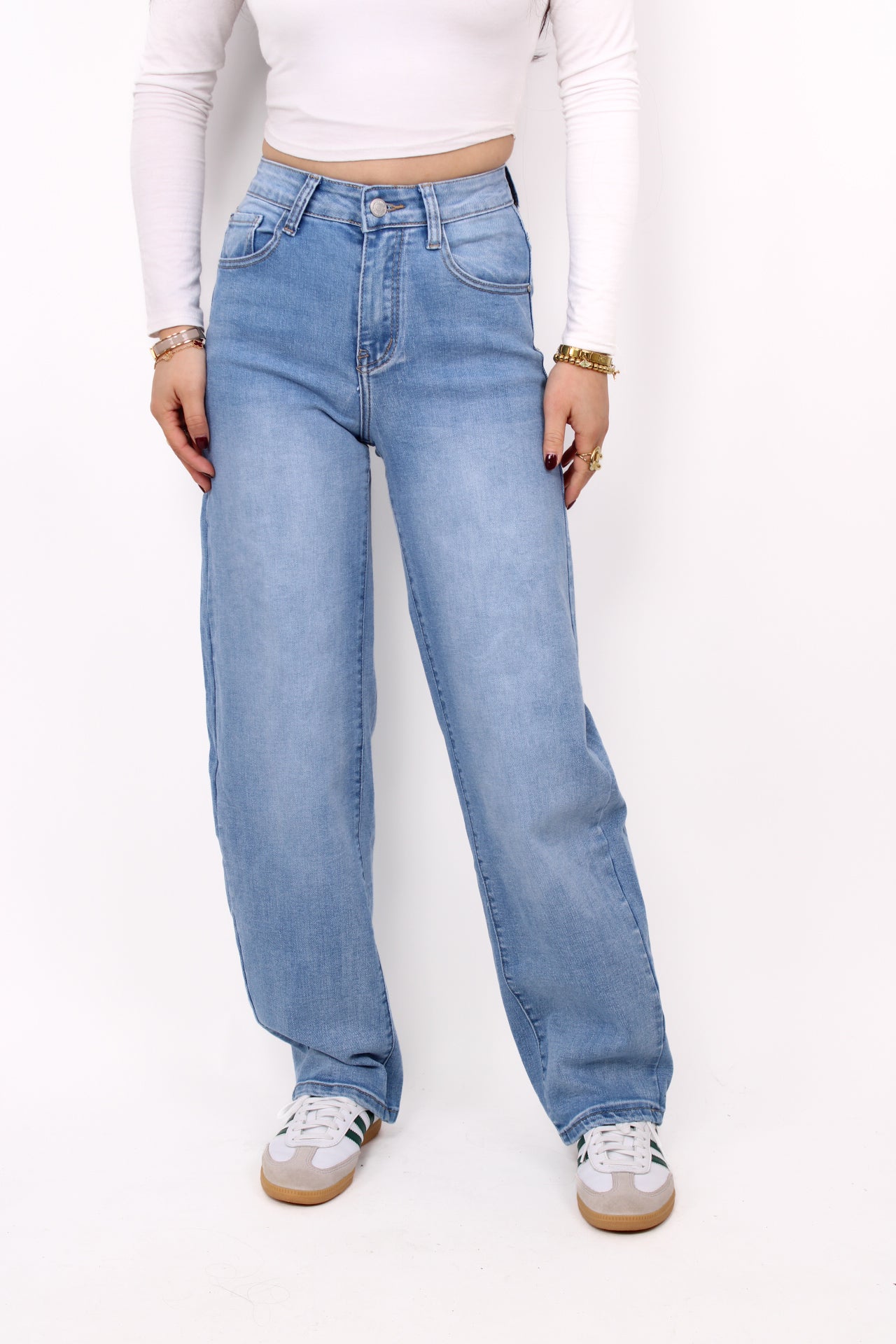 ''PETITE'' BALLOON JEANS 0611 - DENIM