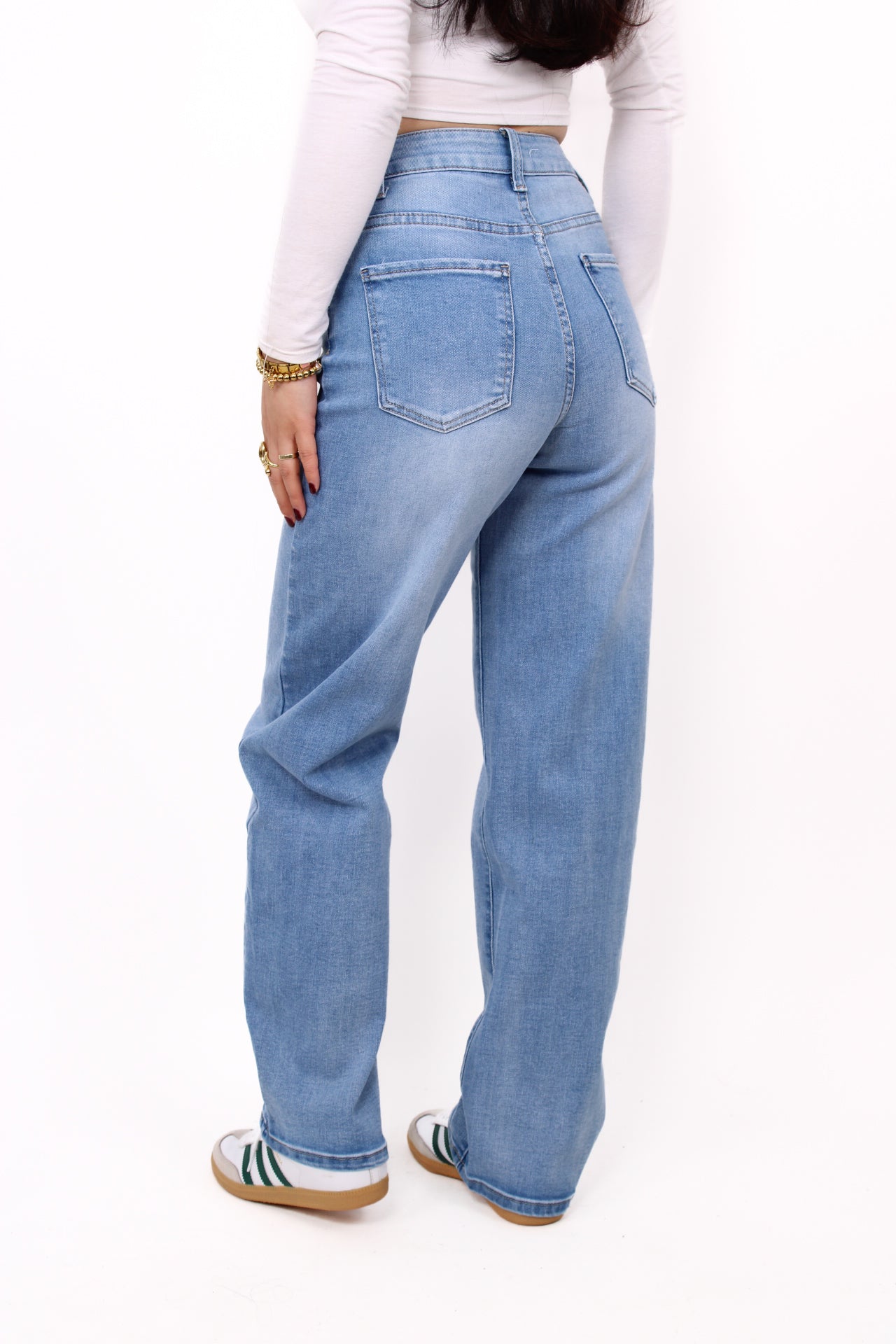 ''PETITE'' BALLOON JEANS 0611 - DENIM