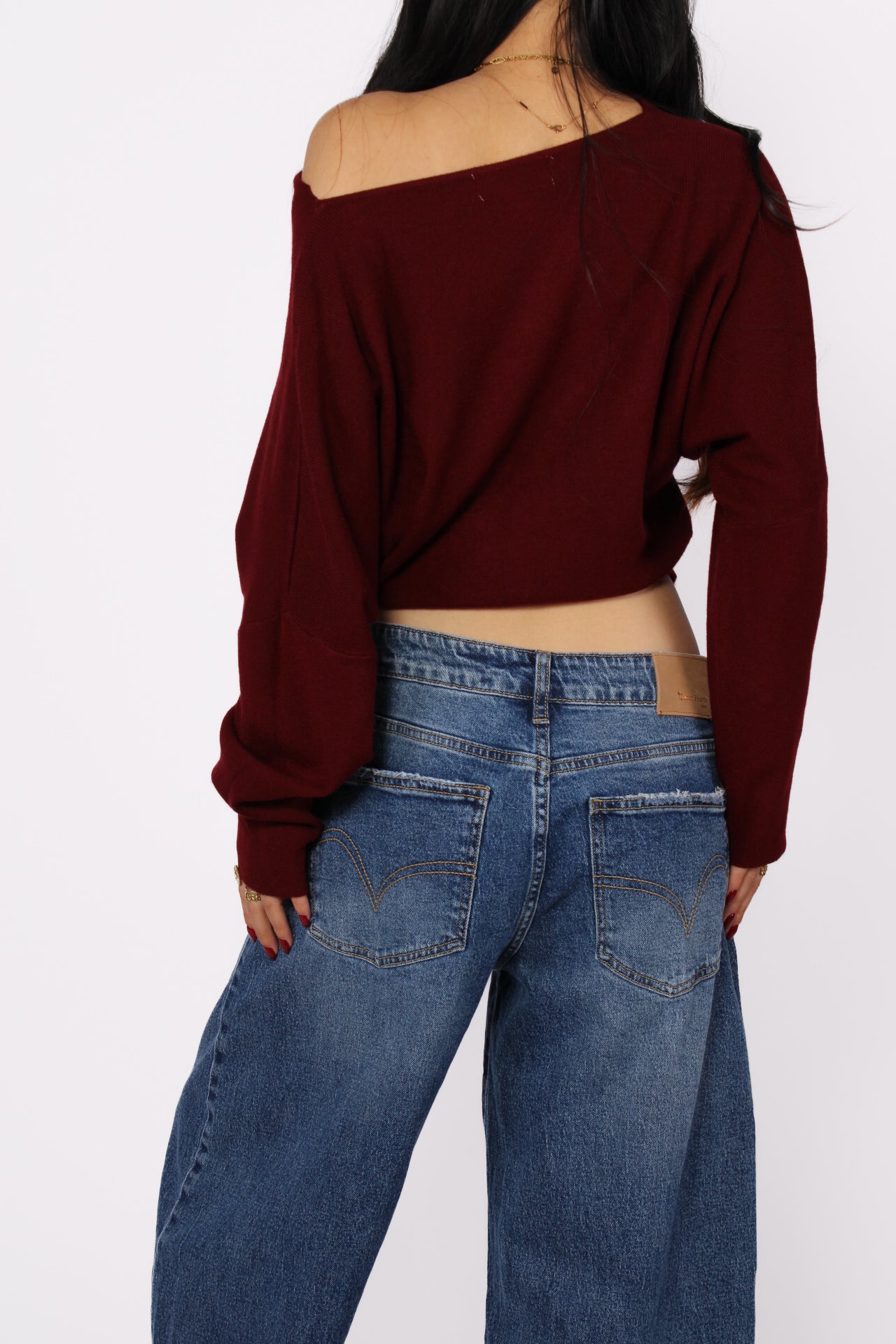 CELESTE SWEATER - BORDEAUX