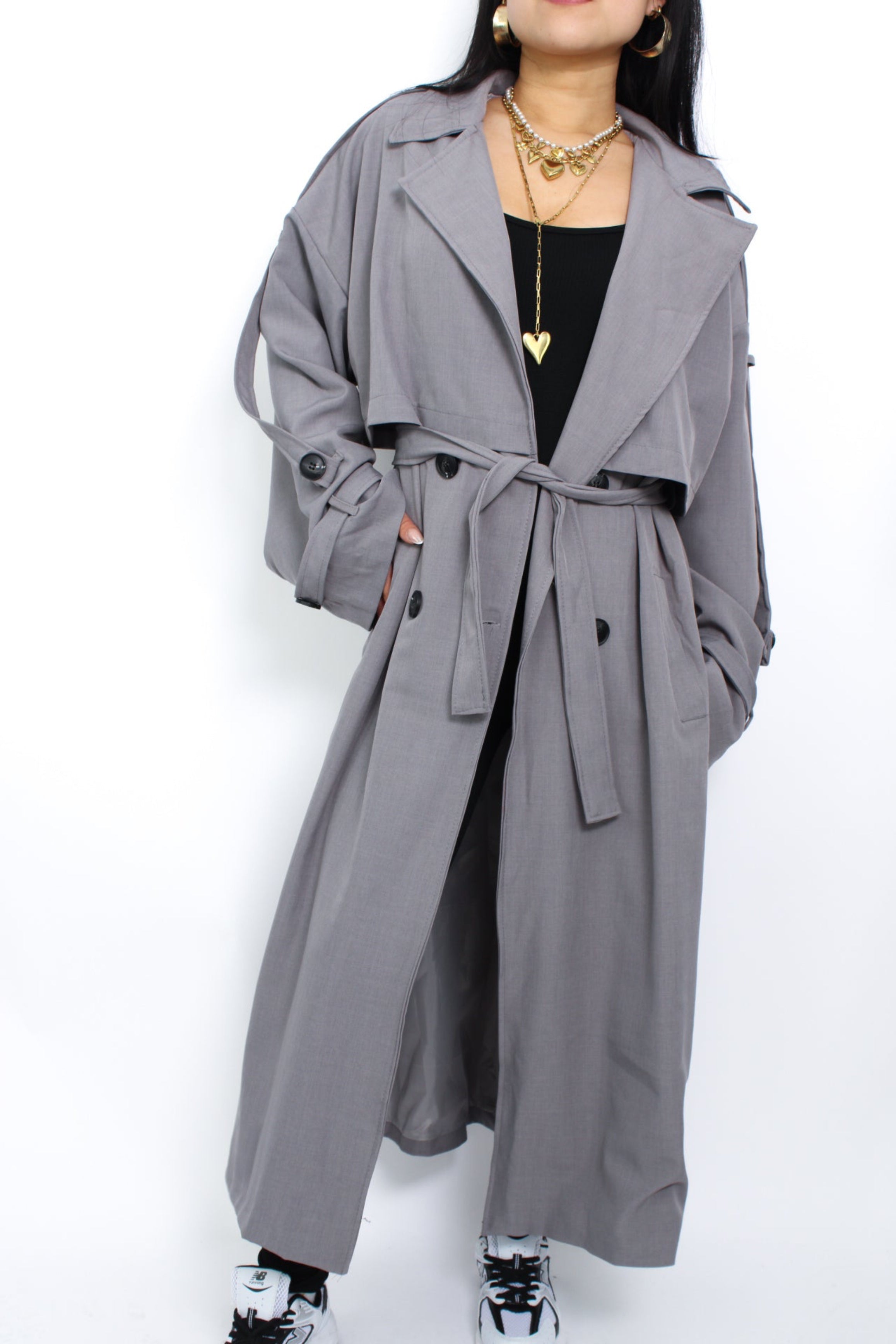 TRENCHCOAT - GREY
