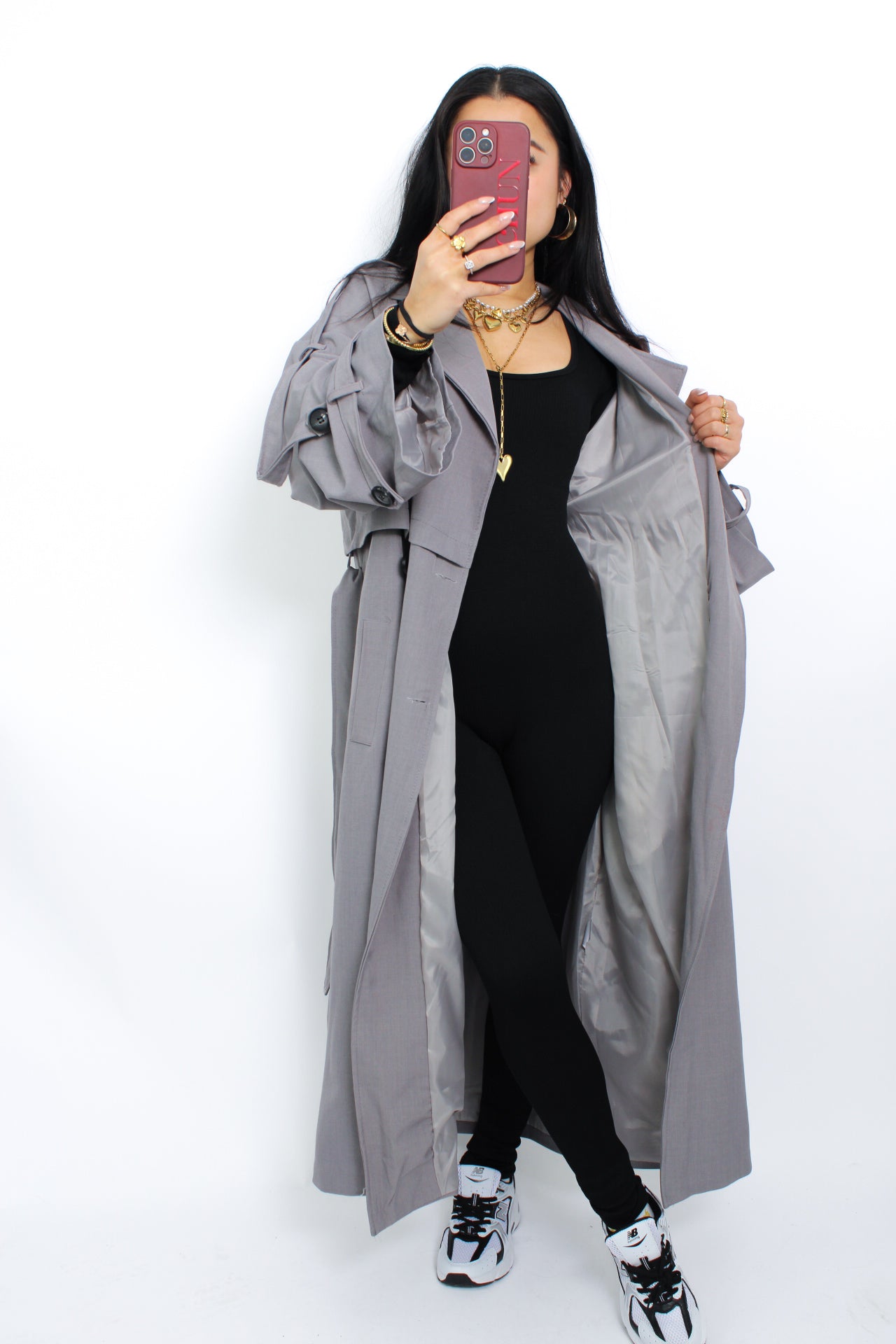 TRENCHCOAT - GREY