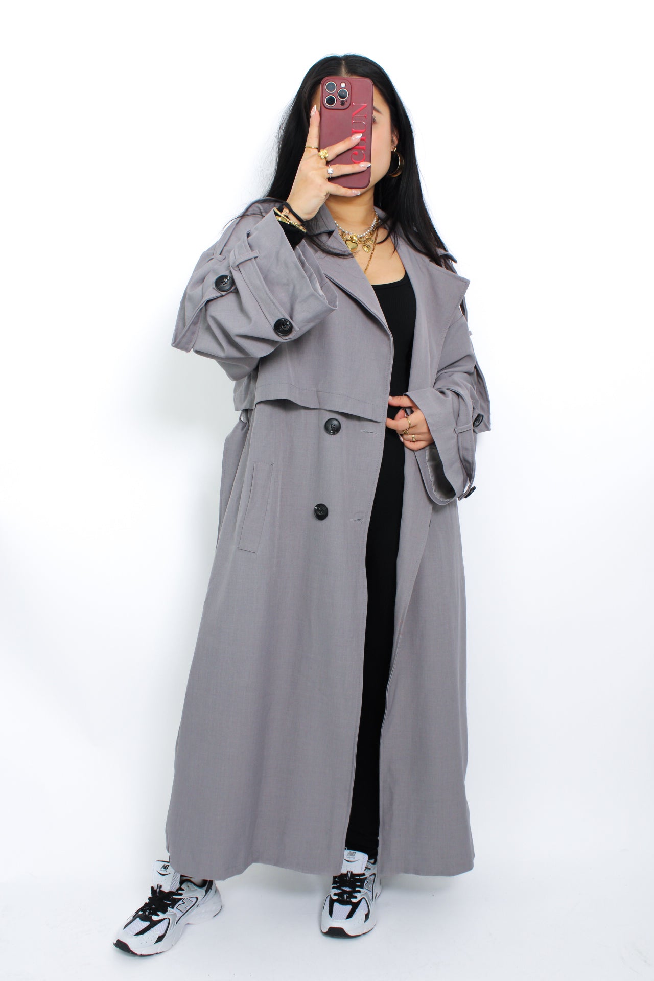 TRENCHCOAT - GREY