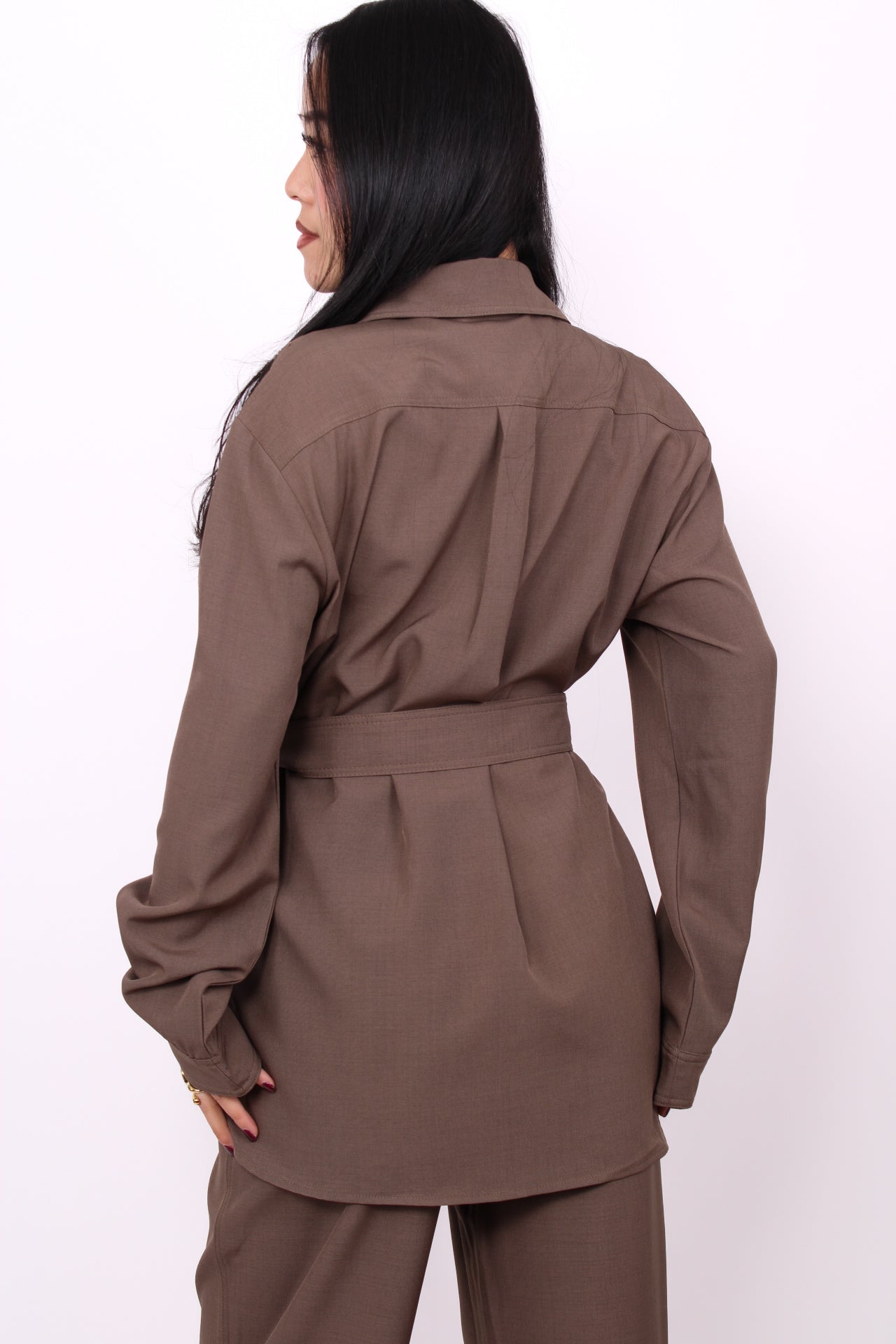 HAZEL BLOUSE - MOCHA