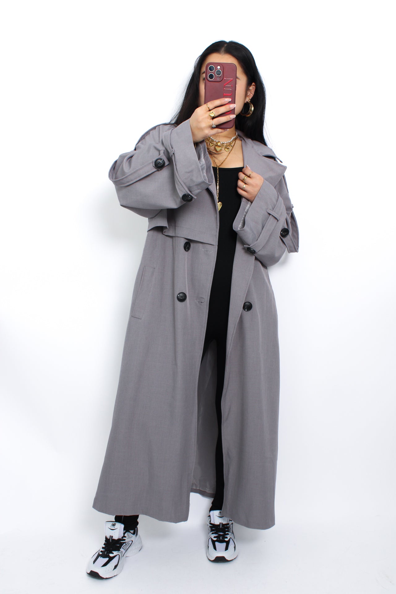 TRENCHCOAT - GREY