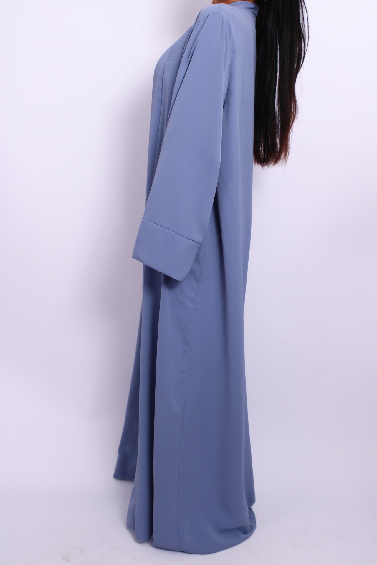 SILKY KIMONO - DENIM BLUE