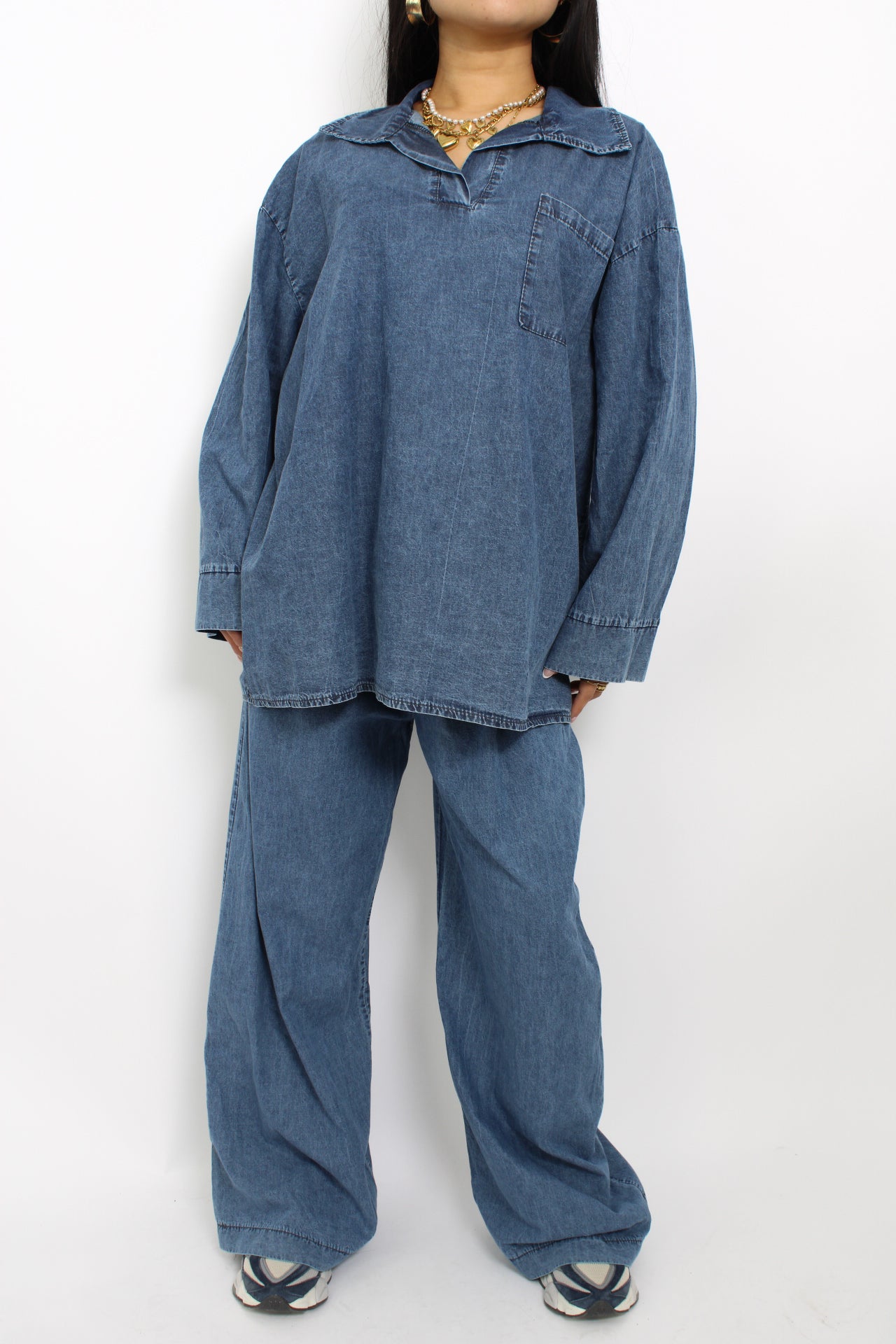 EVELIN SET - DENIM