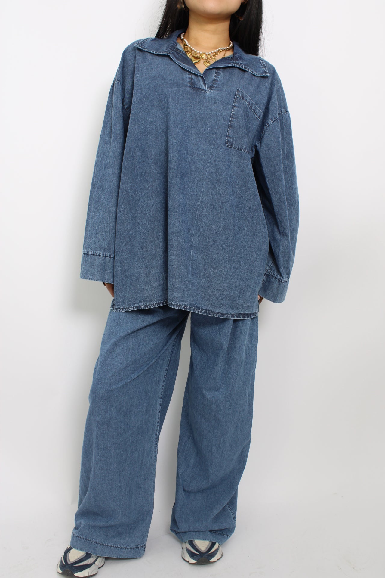 EVELIN SET - DENIM