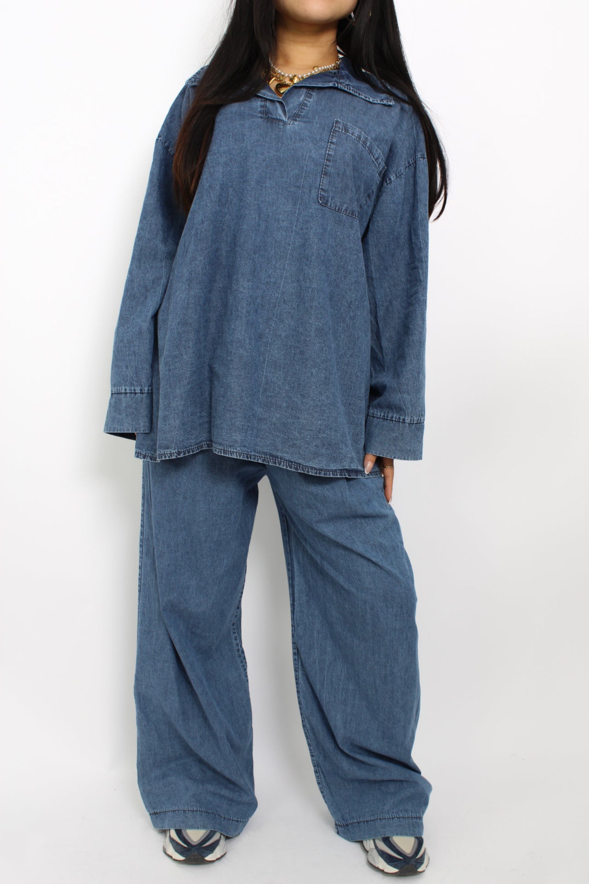 EVELIN SET - DENIM