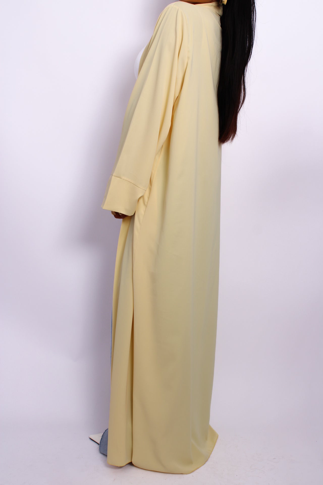 PRE ORDER 30 JUNI!! SILKY KIMONO - BUTTER YELLOW