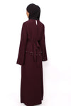 MARWA DRESS - BURGUNDY