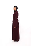MARWA DRESS - BURGUNDY