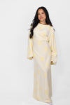 FLORAL EMBRODOIDERED DRESS