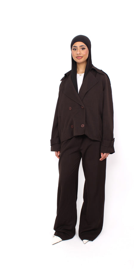 TUBA SET - DARK BROWN