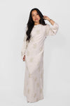 FLORAL EMBRODOIDERED DRESS