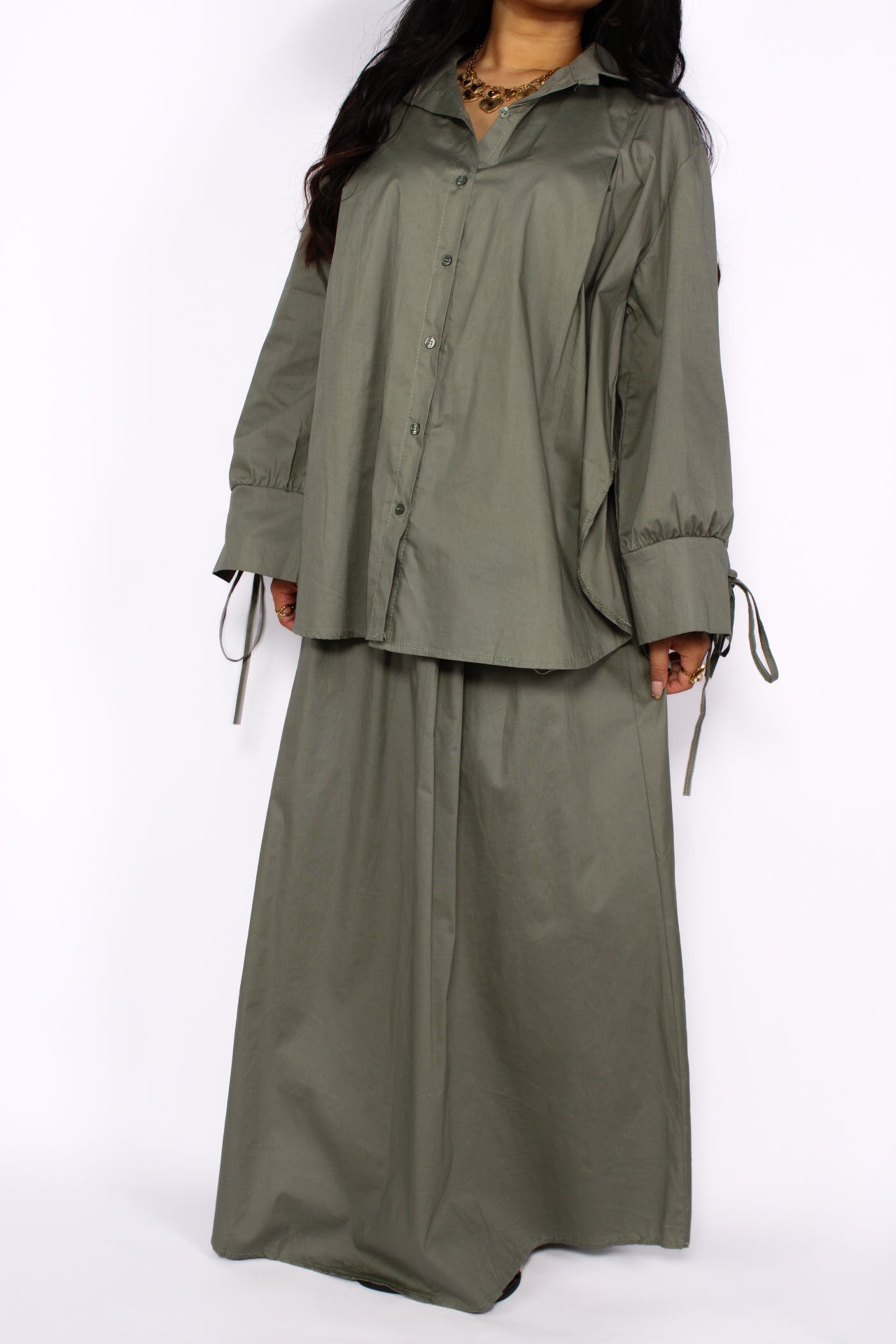 BOW AND FLOW SET - ARMY GREEN