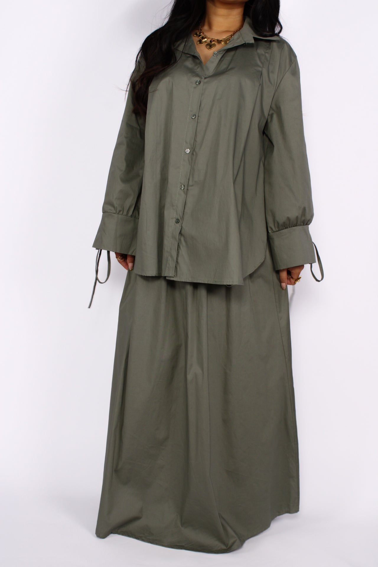 BOW AND FLOW SET - ARMY GREEN