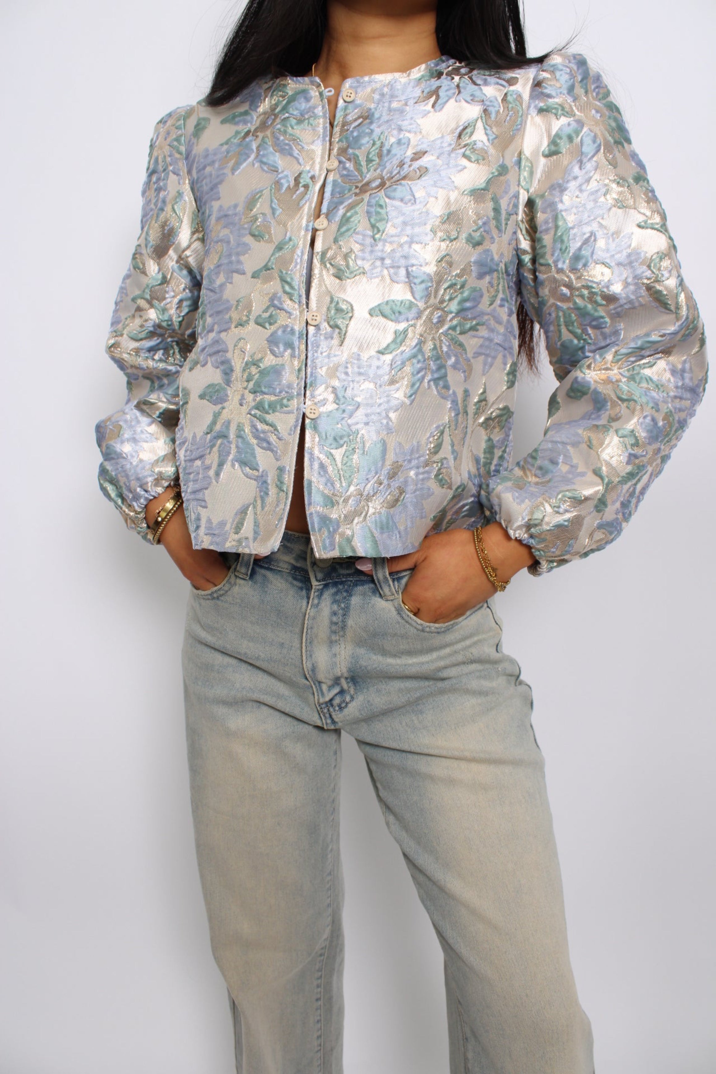 ANNEBEL BLOUSE - SKY BLUE