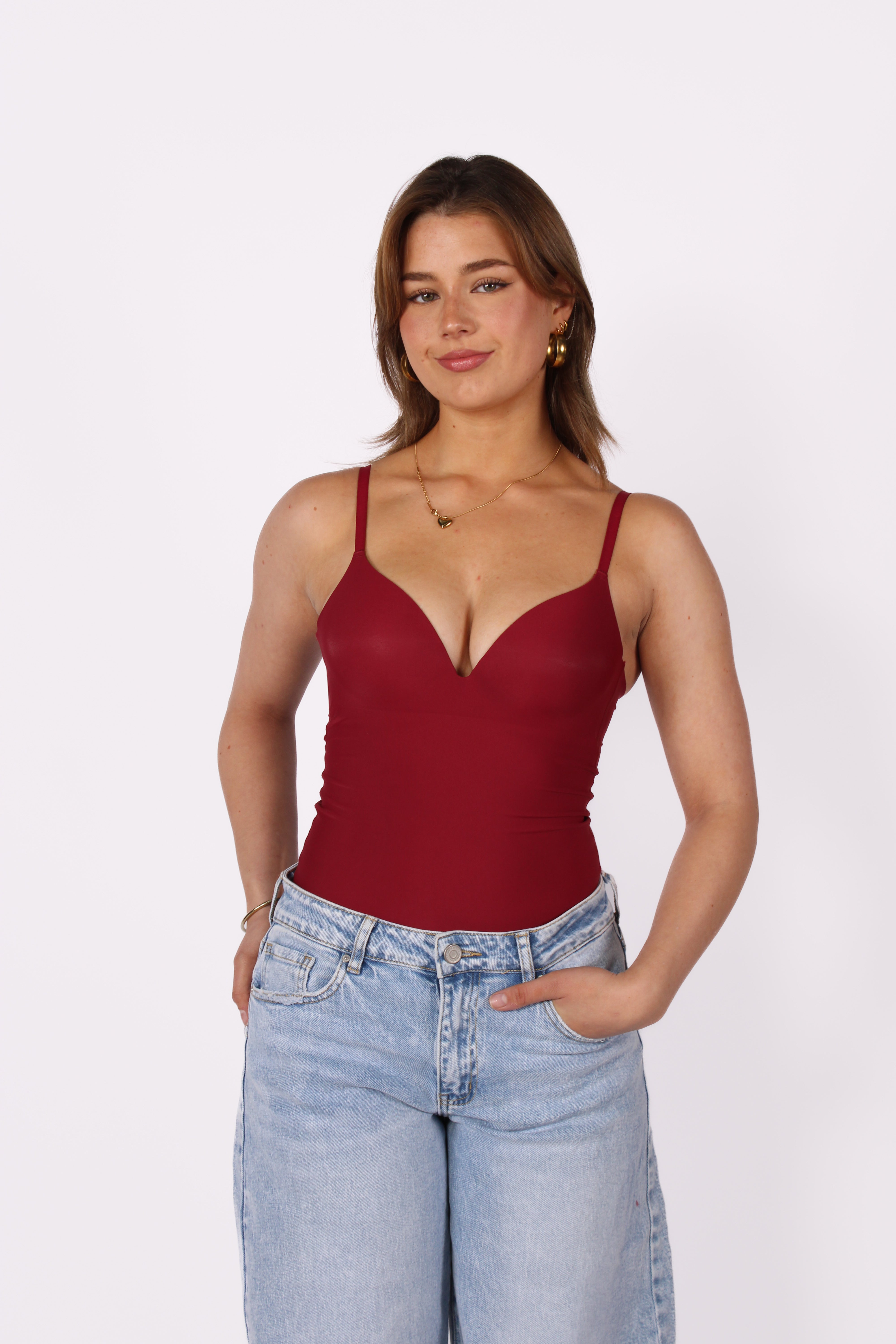 SHAPEWEAR BODY - BORDEAUX