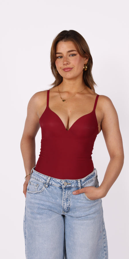 SHAPEWEAR BODY - BORDEAUX