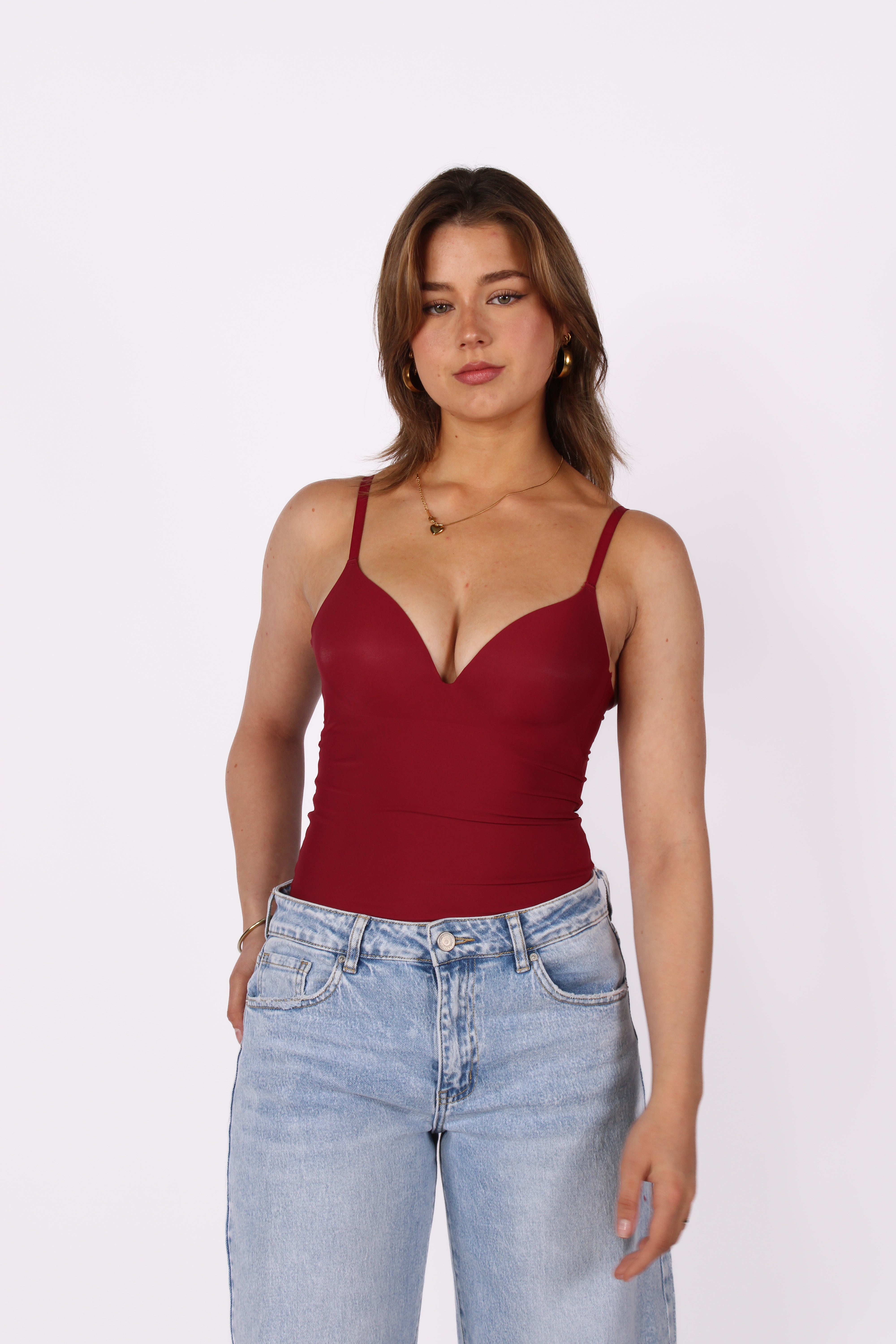 SHAPEWEAR BODY - BORDEAUX