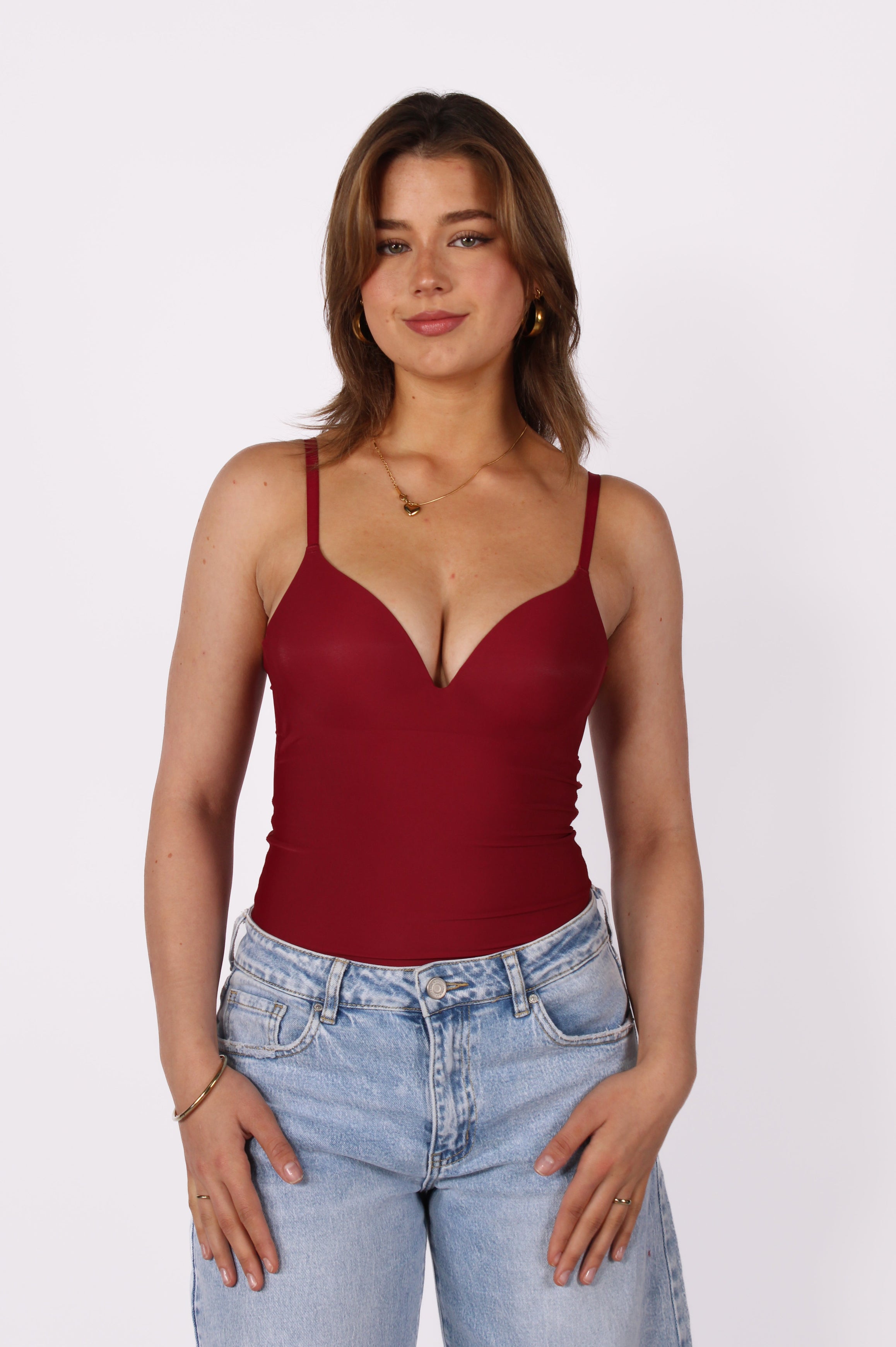 SHAPEWEAR BODY - BORDEAUX