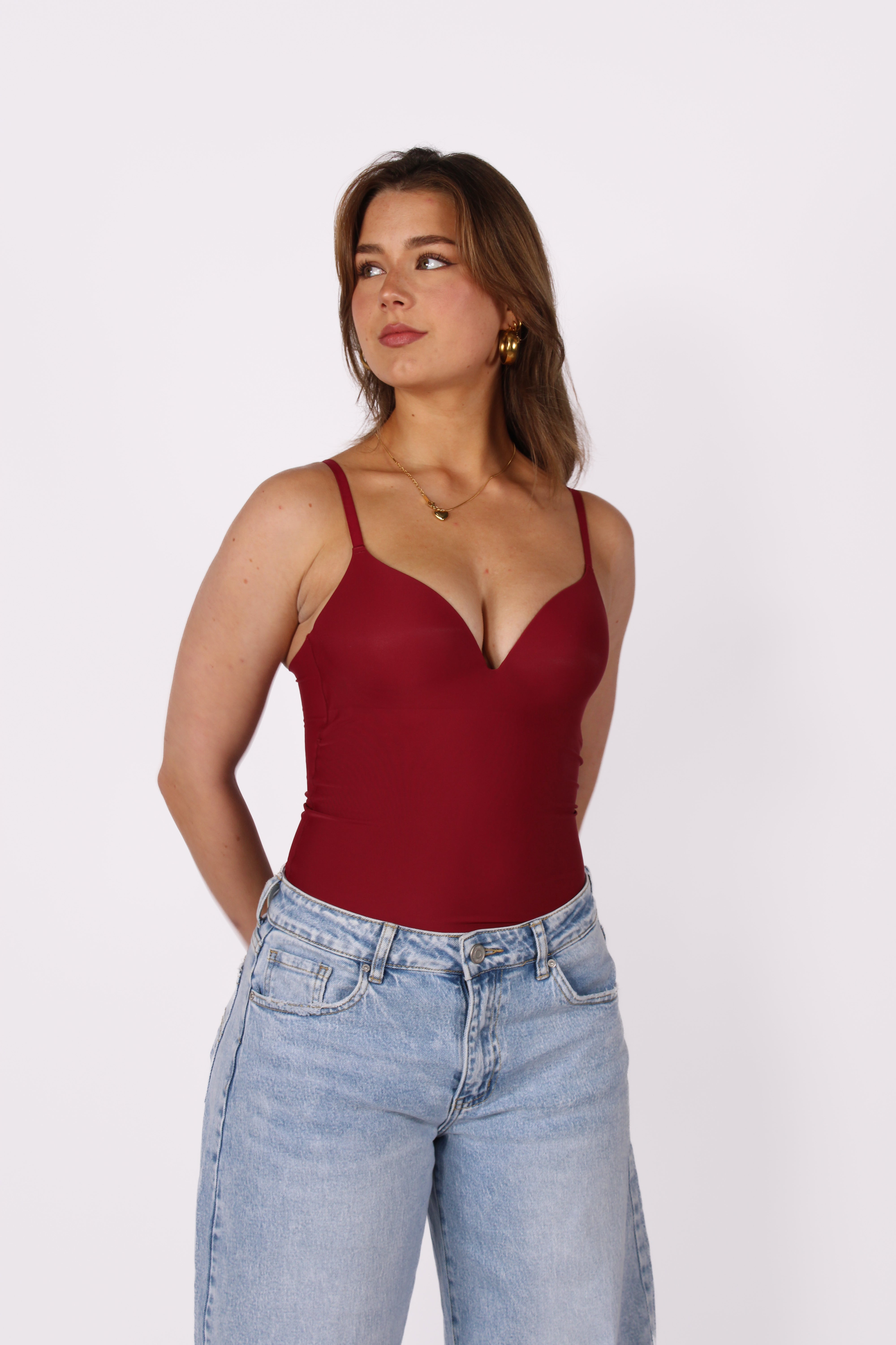 SHAPEWEAR BODY - BORDEAUX