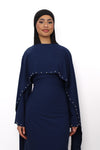 HUDA DRESS - NAVY