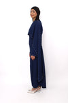 HUDA DRESS - NAVY