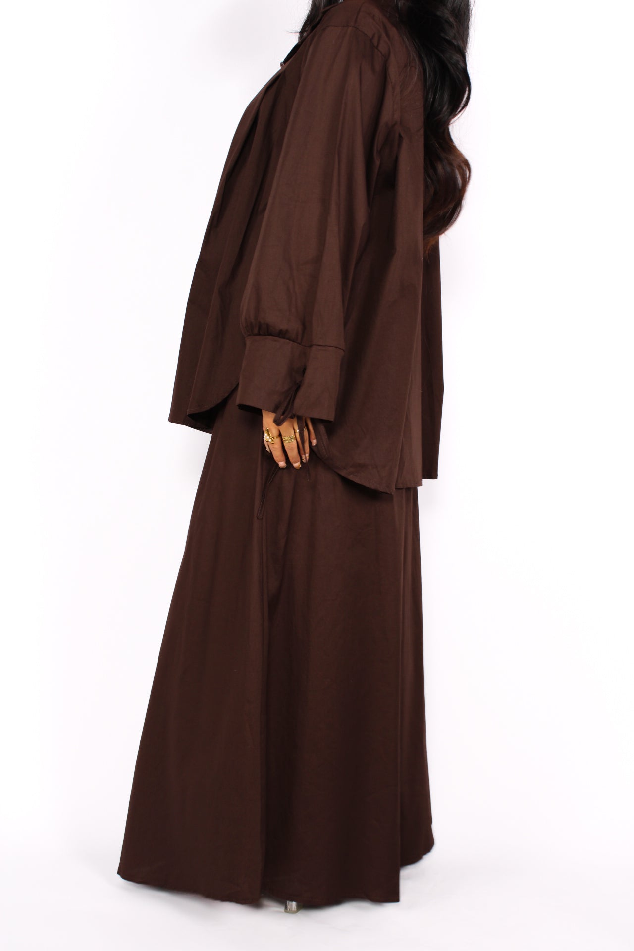 BOW AND FLOW SET - BROWN