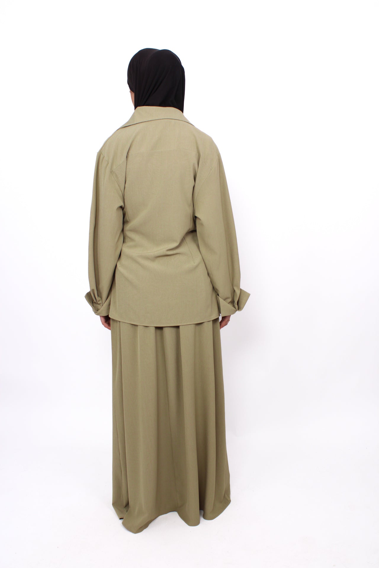 BUSHRA SET - LIGHT GREEN