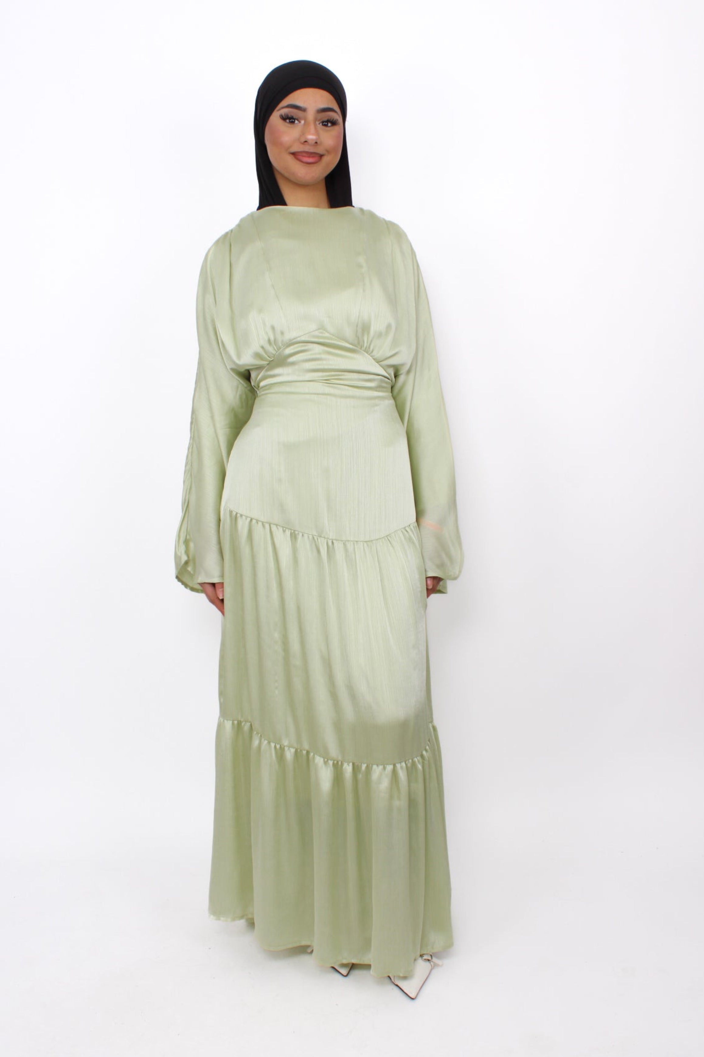 HIND DRESS - SAGE GREEN