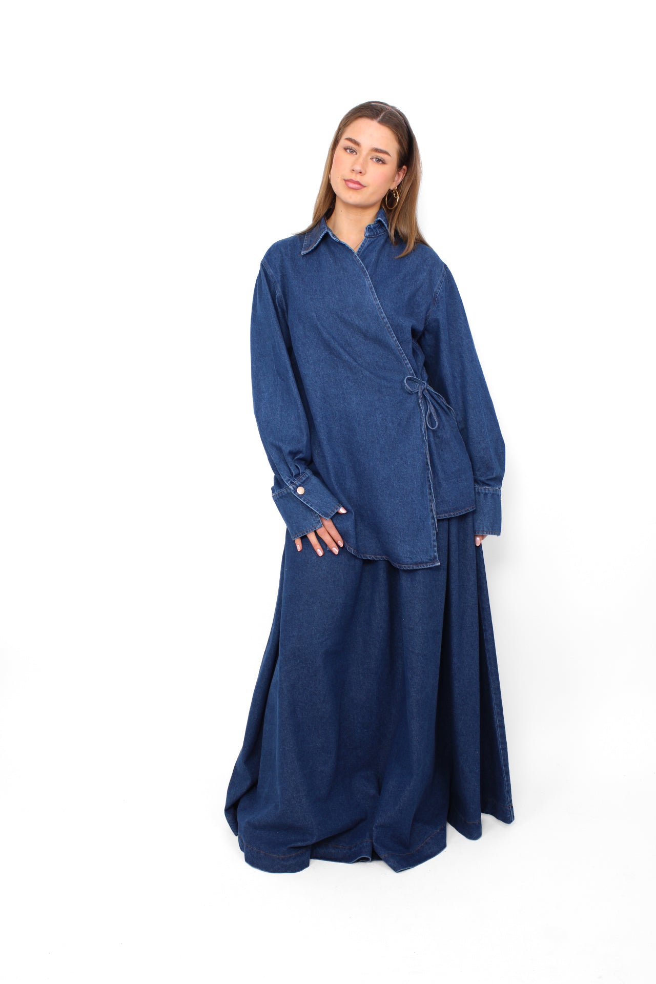 FARAH DENIM SET - MID DENIM