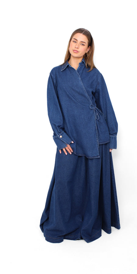 FARAH DENIM SET - MID DENIM